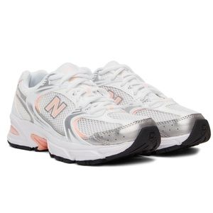 New Balance 530 Sneakers - White Pink Silver - NIB